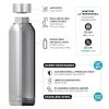 BOTELLA TERMO QUOKKA 510ML ACERO INOX SOLID JET BLACK - Image 3