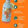 BOTELLA QUOKKA KIDS TERMO 330ML ACERO INOX SOLID CON COLGADOR FLOWERS - Image 2