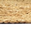 Individuais de mesa 6 pcs em juta liso 38 cm redondo natural - Image 4