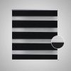 Estore de rolo 70 x 120 cm, linhas de zebra / Preto - Image 2