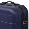 Conjunto de tróleis em estojo rígido 3 pcs 45,5/55/66 cm azul - Image 3