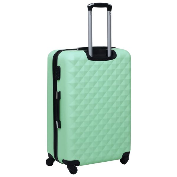 Conjunto de tróleis estojo rígido 3 pcs ABS verde hortelã - Image 5