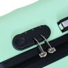 Conjunto de tróleis estojo rígido 3 pcs ABS verde hortelã - Image 7