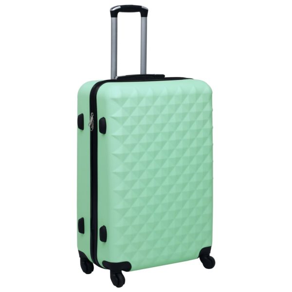 Conjunto de tróleis estojo rígido 2 pcs ABS verde hortelã - Image 3