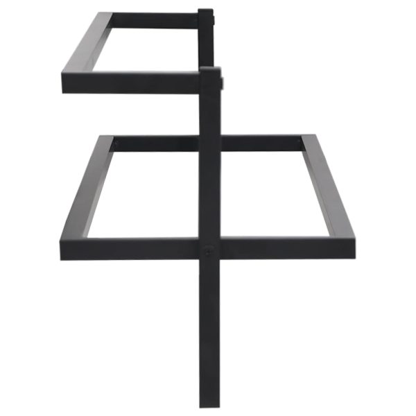 Toalheiro 95x25x22 cm ferro preto - Image 3