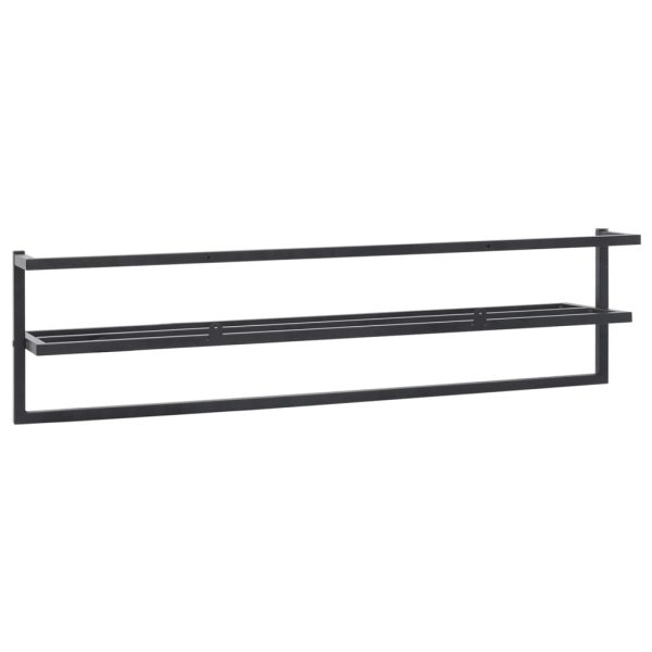 Toalheiro 95x25x22 cm ferro preto - Image 4