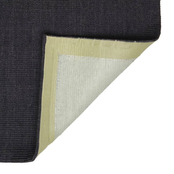 Tapete sisal natural 66x350 cm preto - Image 4