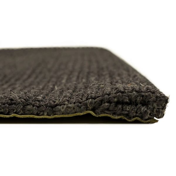 Tapete sisal natural 80x300 cm preto - Image 5