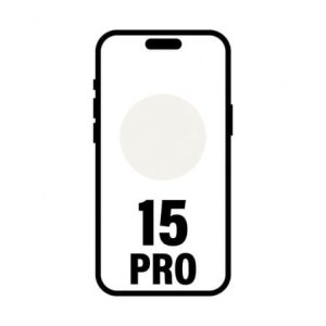 Smartphone Apple iPhone 15 Pro 1Tb/ 6.1"/ 5G/ Titanio Blanco