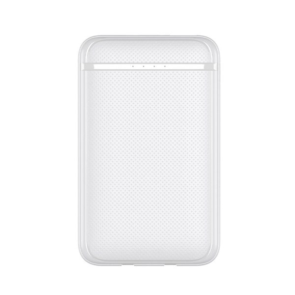 Bateria Externa Power Bank 5000 mAh COOL (2 Cables: TIPO C / Lightning) Blanco - Image 3