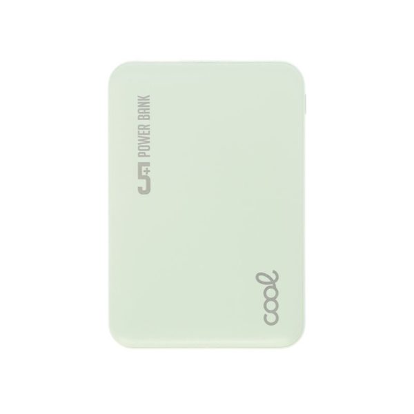 Bateria Externa Power Bank 5000 mAh COOL Leather Verde - Image 4