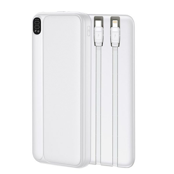 Bateria Externa Universal Power Bank 10.000 mAh (Tipo-C / Lightning) COOL Grip Blanco - Image 2