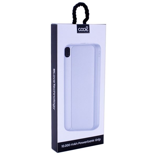Bateria Externa Universal Power Bank 10.000 mAh (Tipo-C / Lightning) COOL Grip Blanco - Image 9