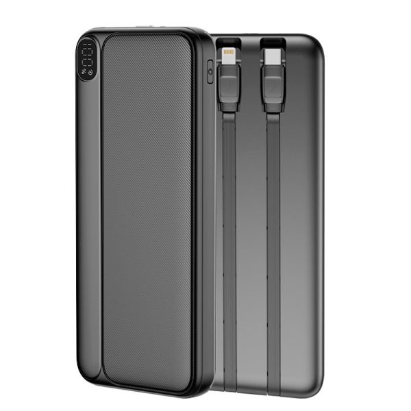 Bateria Externa Universal Power Bank 10.000 mAh (Tipo-C / Lightning) COOL Grip Negro - Image 3