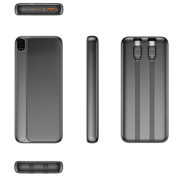 Bateria Externa Universal Power Bank 10.000 mAh (Tipo-C / Lightning) COOL Grip Negro - Image 5
