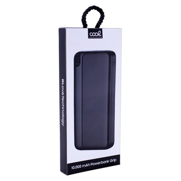 Bateria Externa Universal Power Bank 10.000 mAh (Tipo-C / Lightning) COOL Grip Negro - Image 9