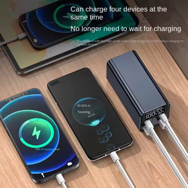 Bateria Externa Universal Power Bank 65W 20.000 mAh (Ordenadores Portátiles) COOL Gris - Image 3