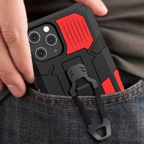 Carcasa COOL para iPhone 12 mini Hard Clip Rojo - Image 3