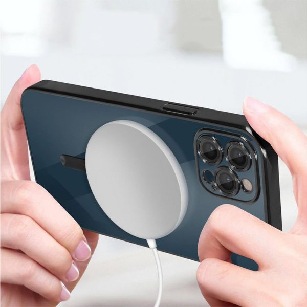 Carcasa COOL para iPhone 15 Pro Magnética Borde Plata - Image 6