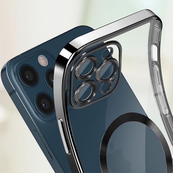 Carcasa COOL para iPhone 15 Pro Max Magnética Borde Negro - Image 2