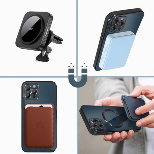 Carcasa COOL para iPhone 15 Pro Max Magnética Borde Negro - Image 5