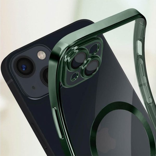 Carcasa COOL para iPhone 16 Magnética Borde Verde - Image 4