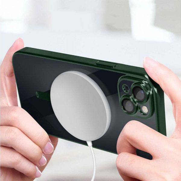 Carcasa COOL para iPhone 16 Magnética Borde Verde - Image 6