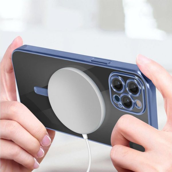 Carcasa COOL para iPhone 16 Pro Magnética Borde Celeste - Image 6