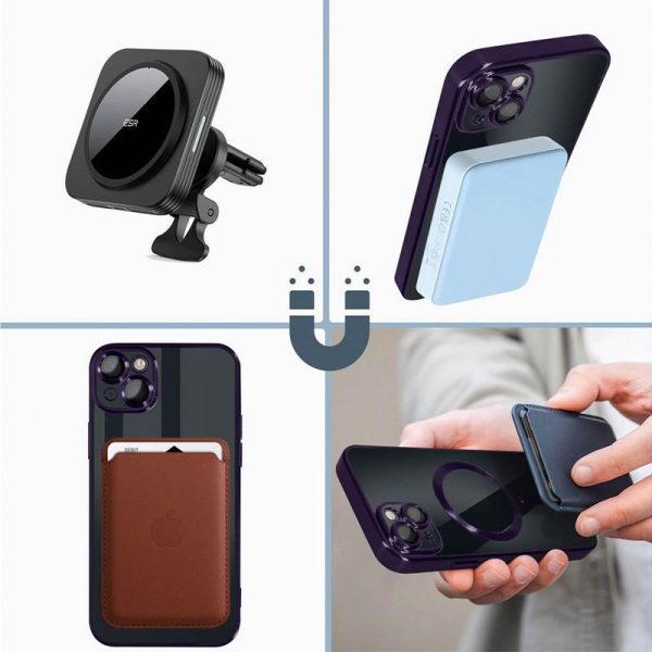 Carcasa COOL para iPhone 16 Pro Magnética Borde Violeta - Image 5