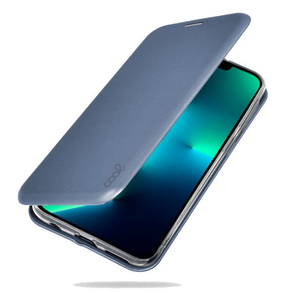 Funda COOL Flip Cover para iPhone 13 Pro Elegance Azul - Image 4