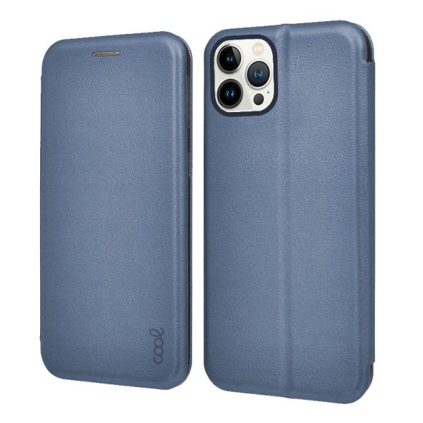 Funda COOL Flip Cover para iPhone 13 Pro Elegance Azul - Image 5