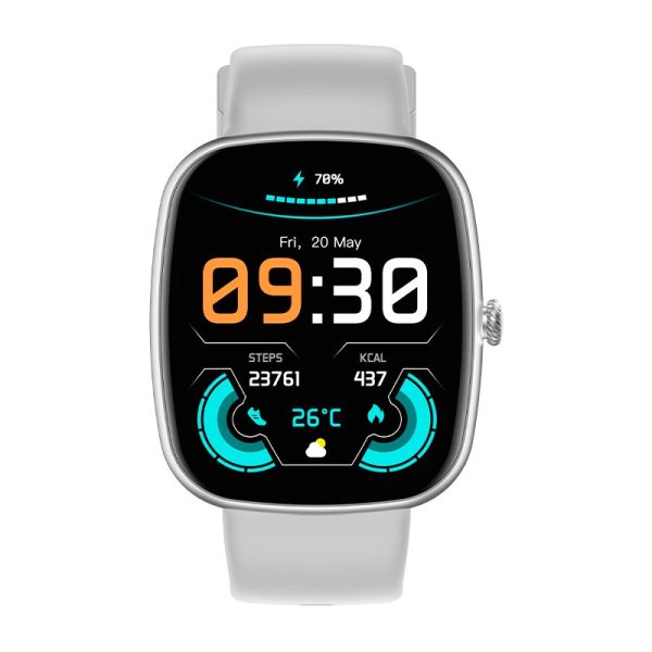 Smartwatch COOL Border Silicona Gris (Llamadas, Salud, Deporte) - Image 2