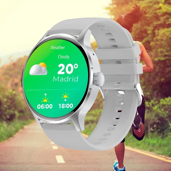 Smartwatch COOL Iris Silicona Gris (Amoled, Llamadas, Salud, Deporte) - Image 5