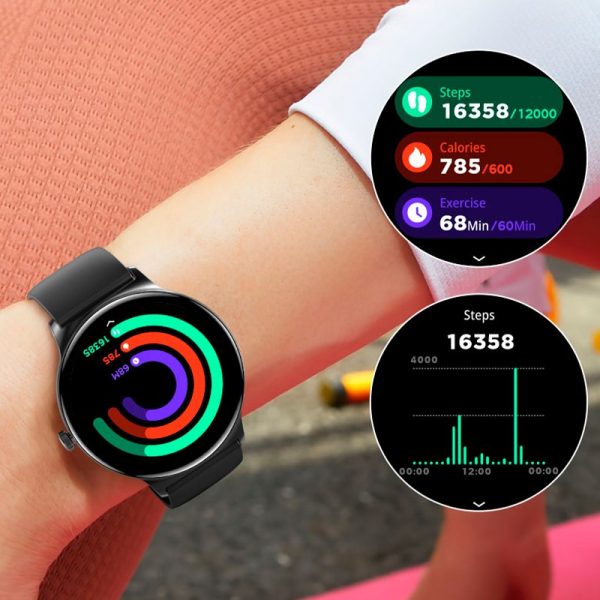 Smartwatch COOL Ultrathin + 2 Correas (Amoled, Llamadas, Ultrafino) Rosa - Image 6