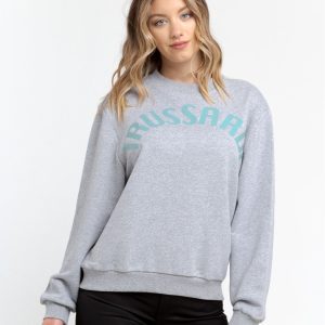 Trussardi Camisolas 36F000321T002191_E682MelangeGreyPrintWaterGreen