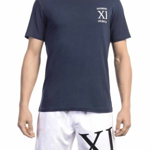 Bikkembergs Beachwear Camiseta BKK1MTS05_NAVY