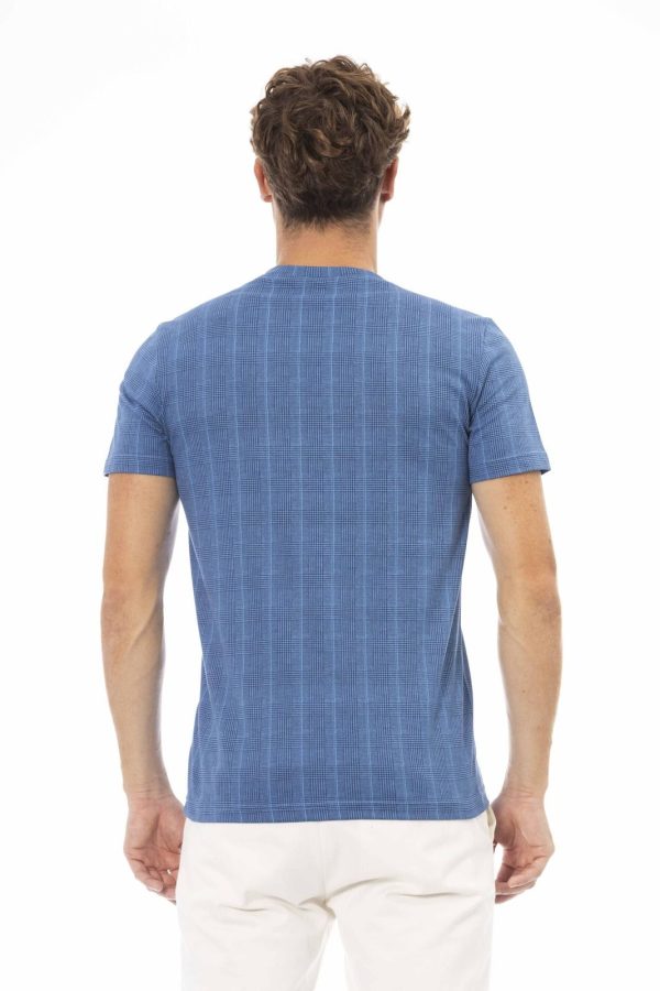 Baldinini Trend Camiseta TSU543_COMO_QuadroAzzurro18 - Image 3