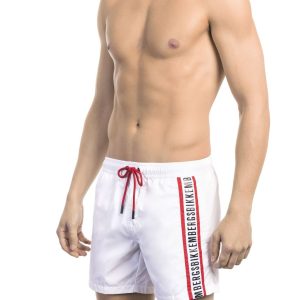 Bikkembergs Roupa de banho BKK1MBS01_WHITE-RED_D