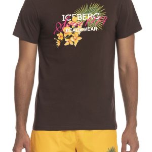Iceberg Beachwear Camiseta ICE3MTS02_BROWN