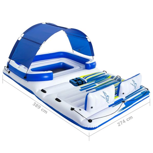 Bestway Ilha flutuante Tropical Breeze 389x274 cm 43105 - Image 8