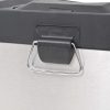 Caixote do lixo para reciclagem com pedais 54 L aço inoxidável - Image 4