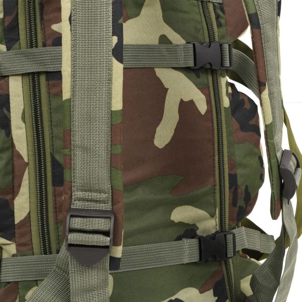 Saco de lona estilo militar 3-em-1 90 L camuflagem - Image 5