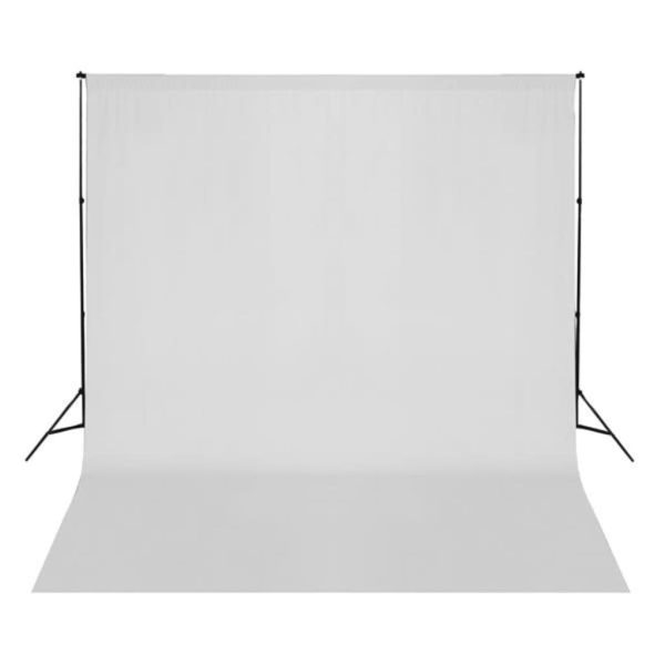 Fundo fotográfico sem suporte algodão branco 300x300 cm - Image 2
