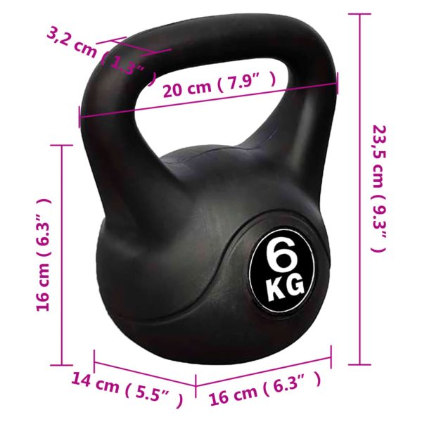 Sino peso chaleira 6kg preto - Image 4