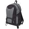 VidaXL Mochila para caminhadas 40 L preto e cinzento