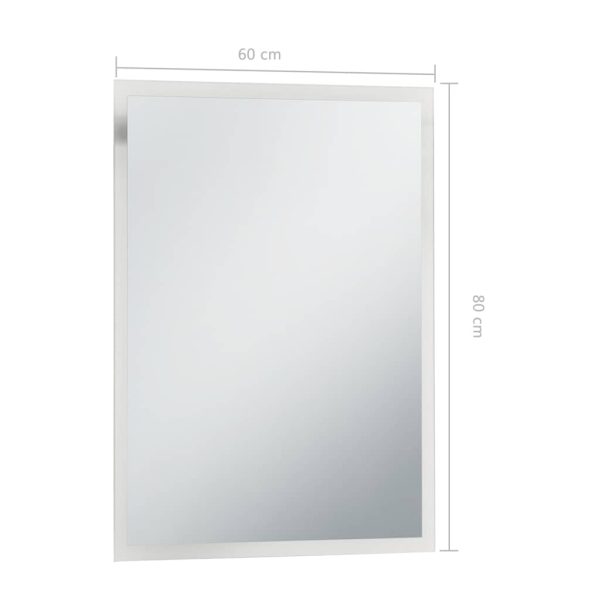 Espelho de parede LED para casa de banho 60x80 cm - Image 6