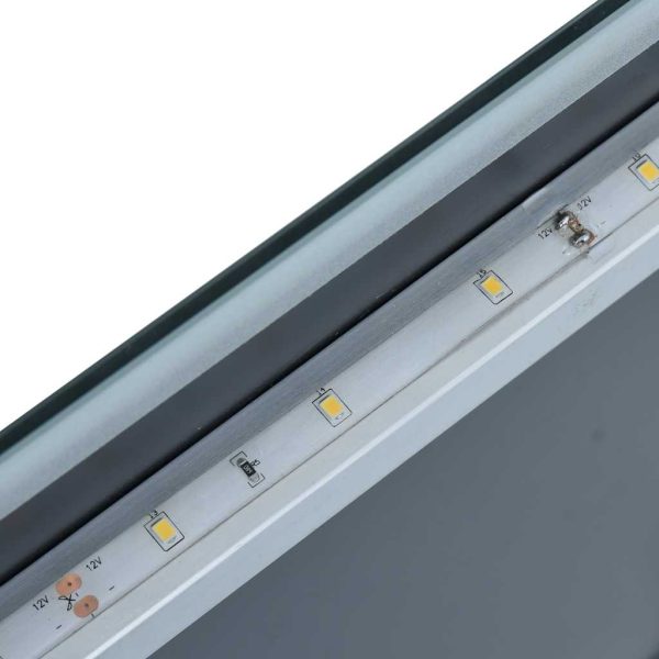 Espelho de parede LED para casa de banho 60x100 cm - Image 4