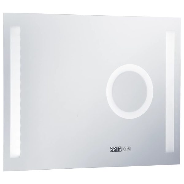 Espelho de parede LED c/ sensor tátil casa de banho 80x60 cm - Image 3