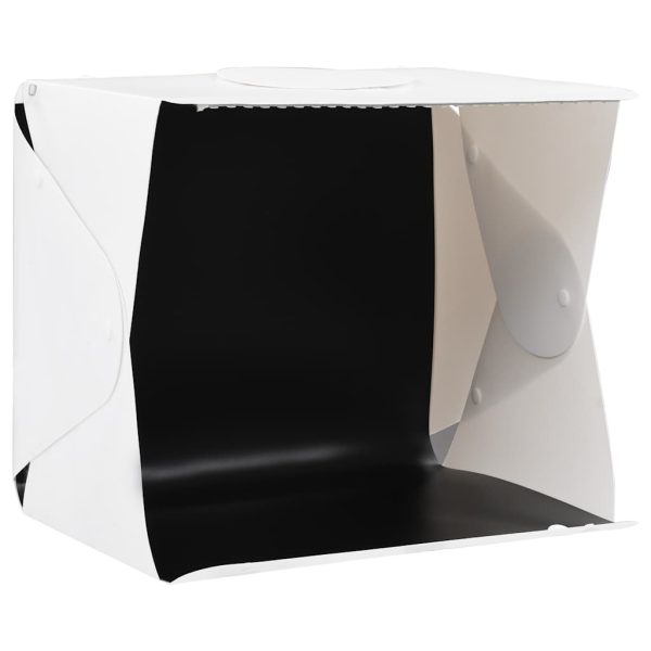 Caixa luz LED dobrável estúdio foto. 40x34x37cm plástico branco - Image 2