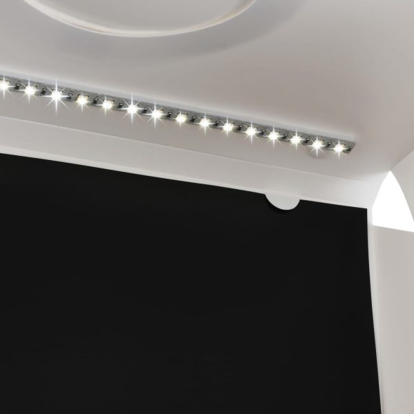 Caixa luz LED dobrável estúdio foto. 40x34x37cm plástico branco - Image 3